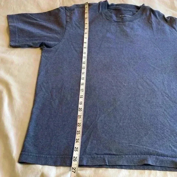 Everlane Blue Men’s Short Sleeve T Shirt in Size Large. - Picture 6 of 7